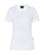 Damen Workwear T-Shirt Casual-Flair, aus nachhaltigem Material weiß