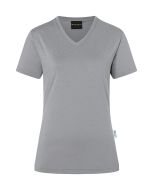Damen Workwear T-Shirt Casual-Flair, aus nachhaltigem Material platingrau