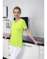 Damen Workwear T-Shirt Casual-Flair, aus nachhaltigem Material kiwi