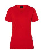 Damen Workwear T-Shirt Casual-Flair, aus nachhaltigem Material rot