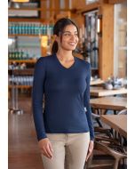 Langarm Damen Workwear Shirt Casual-Flair marine