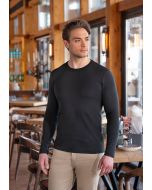 Langarm Herren Workwear Shirt Casual-Flair schwarz