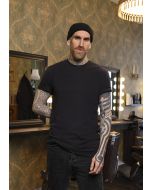 Herren Workwear T-Shirt Casual-Flair, aus nachhaltigem Material schwarz