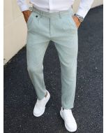 Herren-Stoffhose Elias, Slim Fit Leinenoptik