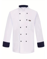 Kochjacke Langarm weiss