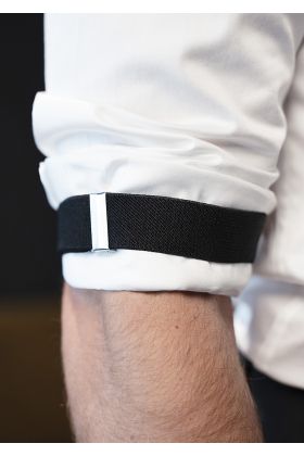 Größenverstellbare Ärmelhalter schwarz