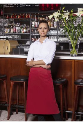 Bistroschürze Basic himbeere