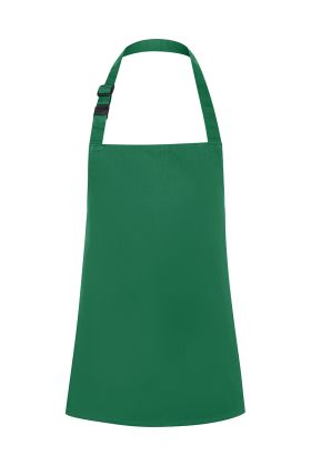 Kinderlatzschürze Basic mit Schnalle waldgrün