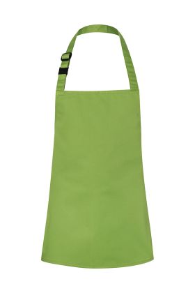 Kinderlatzschürze Basic mit Schnalle limette