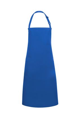 Wasserabweisende Latzschürze Basic mit Schnalle blau