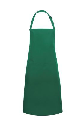 XXL-Latzschürze Basic in Übergröße mit Schnalle und Tasche waldgrün