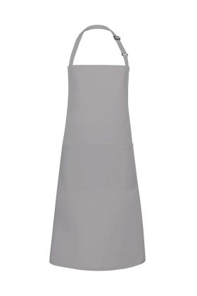 XXL-Latzschürze Basic in Übergröße mit Schnalle und Tasche basaltgrau