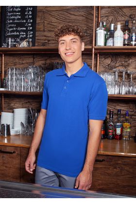 Herren Workwear Poloshirt Basic blau