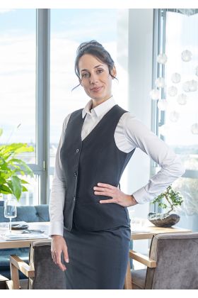 Damenweste Basic schwarz