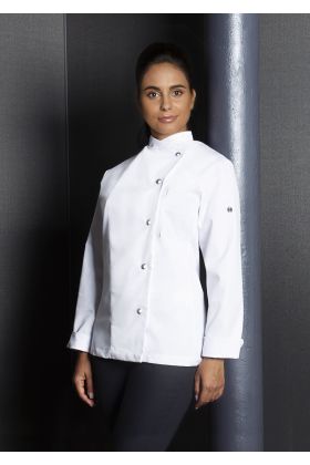 Damenkochjacke Larissa weiß