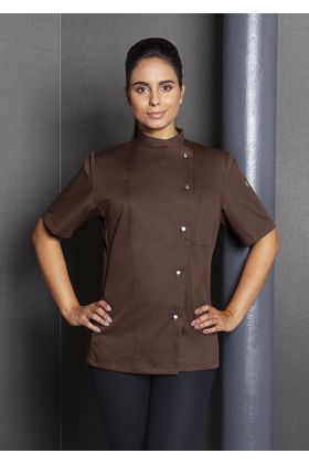 Damenkochjacke Greta hellbraun