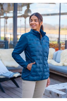 Damen Hybrid-Jacke  Outdoor-Pro, aus nachhaltigem Material marine