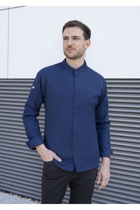 Kochjacke Modern-Touch marine