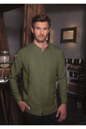 Kochjacke Green-Generation, aus nachhaltigem Material moosgrün