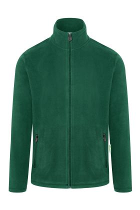 Herren Workwear Fleecejacke Warm-Up, aus nachhaltigem Material waldgrün