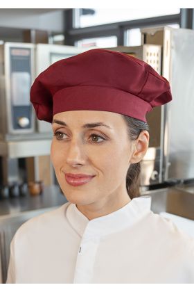 Barettmütze Luka bordeaux