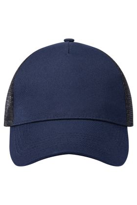 Trucker Mesh Cap, aus nachhaltigem Material, Recyceltes Polyester marine/schwarz