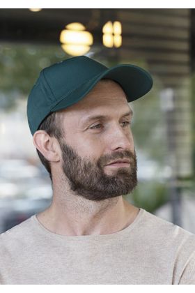 5-Panel Stretch Cap piniengrün