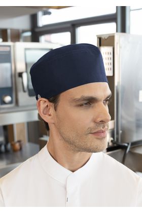 Kochmütze Beanie mit atmungsaktivem Netzeinsatz marine