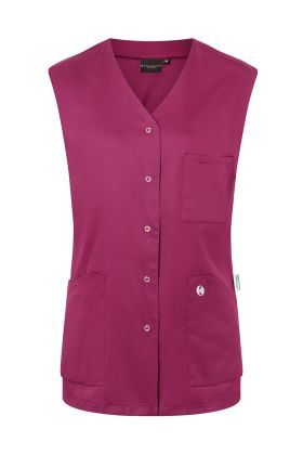 Ärmelloser Damenkasack Essential, aus nachhaltigem Material fuchsia