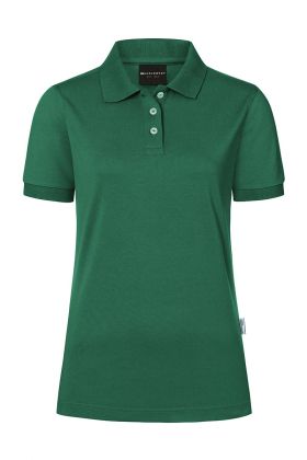 Damen Workwear Poloshirt Modern-Flair, aus nachhaltigem Material waldgrün