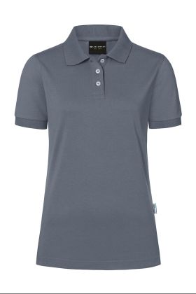Damen Workwear Poloshirt Modern-Flair, aus nachhaltigem Material anthrazit