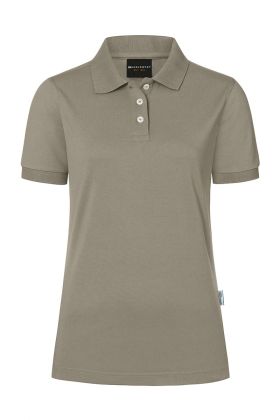 Damen Workwear Poloshirt Modern-Flair, aus nachhaltigem Material salbei