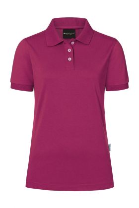 Damen Workwear Poloshirt Modern-Flair, aus nachhaltigem Material fuchsia