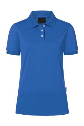 Damen Workwear Poloshirt Modern-Flair, aus nachhaltigem Material königsblau