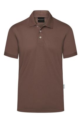 Herren Workwear Poloshirt Modern-Flair, aus nachhaltigem Material hellbraun
