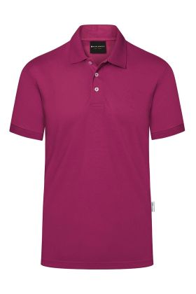 Herren Workwear Poloshirt Modern-Flair, aus nachhaltigem Material fuchsia