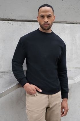 Herren Workwear Sweatshirt Soft-Face, aus nachhaltigem Material schwarz