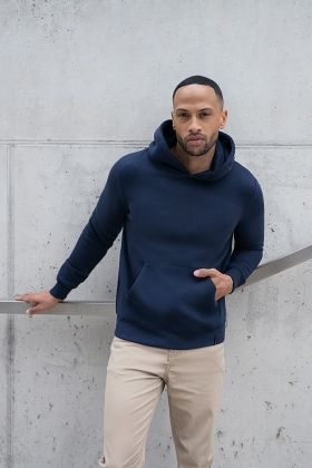Herren Workwear Sweat Hoodie Soft-Face, aus nachhaltigem Material marine
