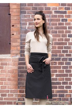 Bistroschürze ROCK CHEF® -Stage2 mit Taschen schwarz