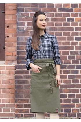 Bistroschürze Denim-Style ROCK CHEF®-Stage2 vintage moss green