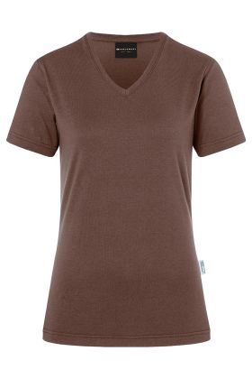 Damen Workwear T-Shirt Casual-Flair, aus nachhaltigem Material hellbraun