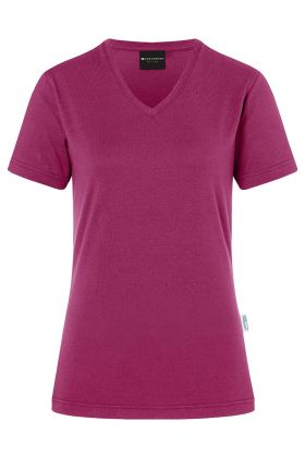 Damen Workwear T-Shirt Casual-Flair, aus nachhaltigem Material fuchsia