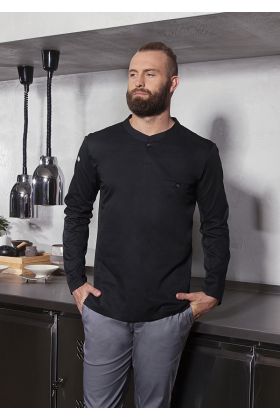 Langarm Arbeitsshirt Performance schwarz