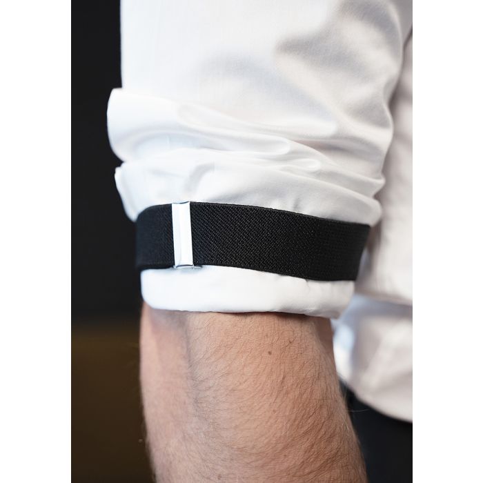 Größenverstellbare Ärmelhalter schwarz