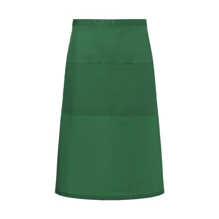 XXL-Bistroschürze Basic in Übergröße mit Tasche waldgrün
