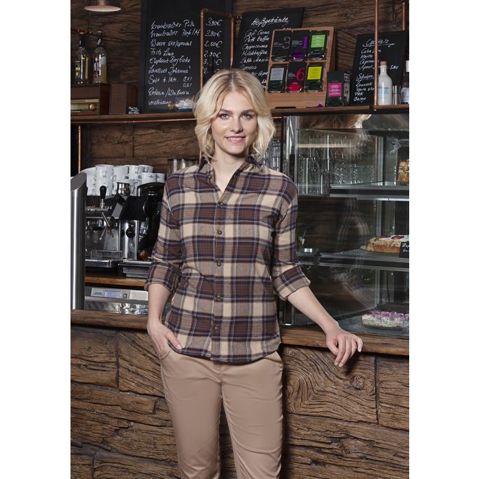 Damen Karobluse Urban-Trend sahara