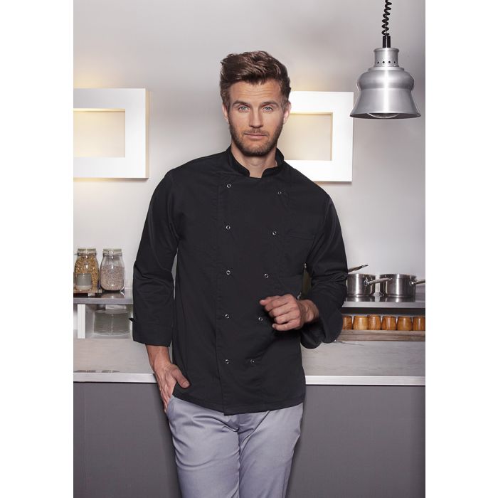 Kochjacke Basic schwarz