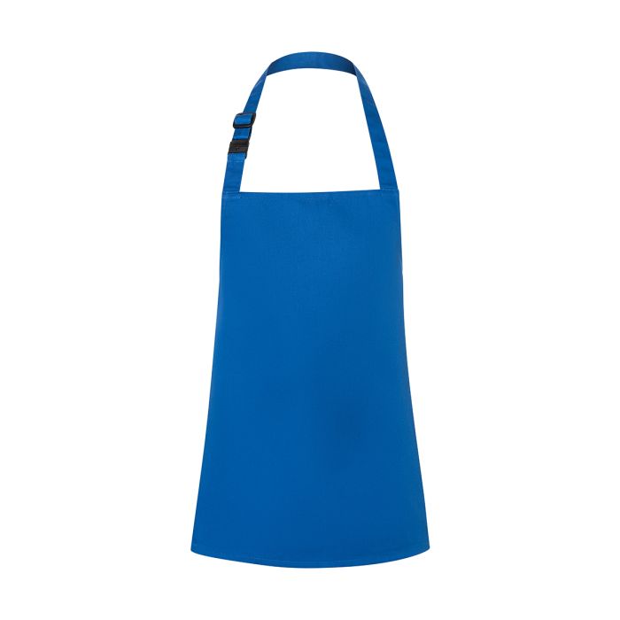 Kinderlatzschürze Basic mit Schnalle blau
