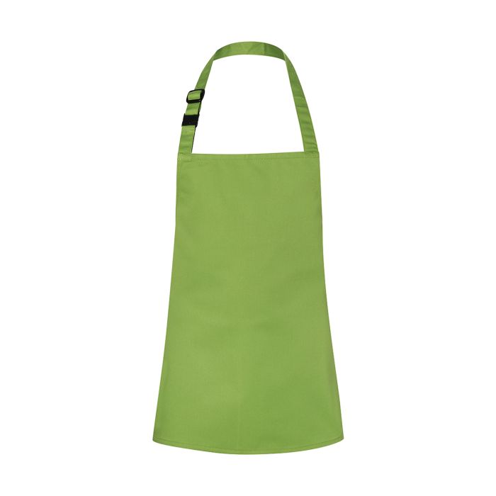 Kinderlatzschürze Basic mit Schnalle limette