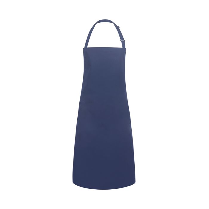 Wasserabweisende Latzschürze Basic mit Schnalle marine